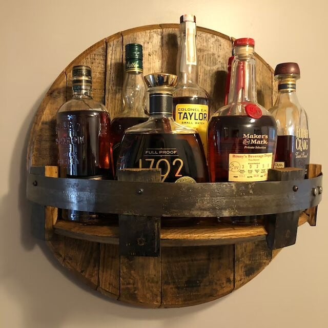 🎁2024 New Year Hot Sale🎁 🔥 48% OFF -Bourbon whiskey barrel shelf🥃