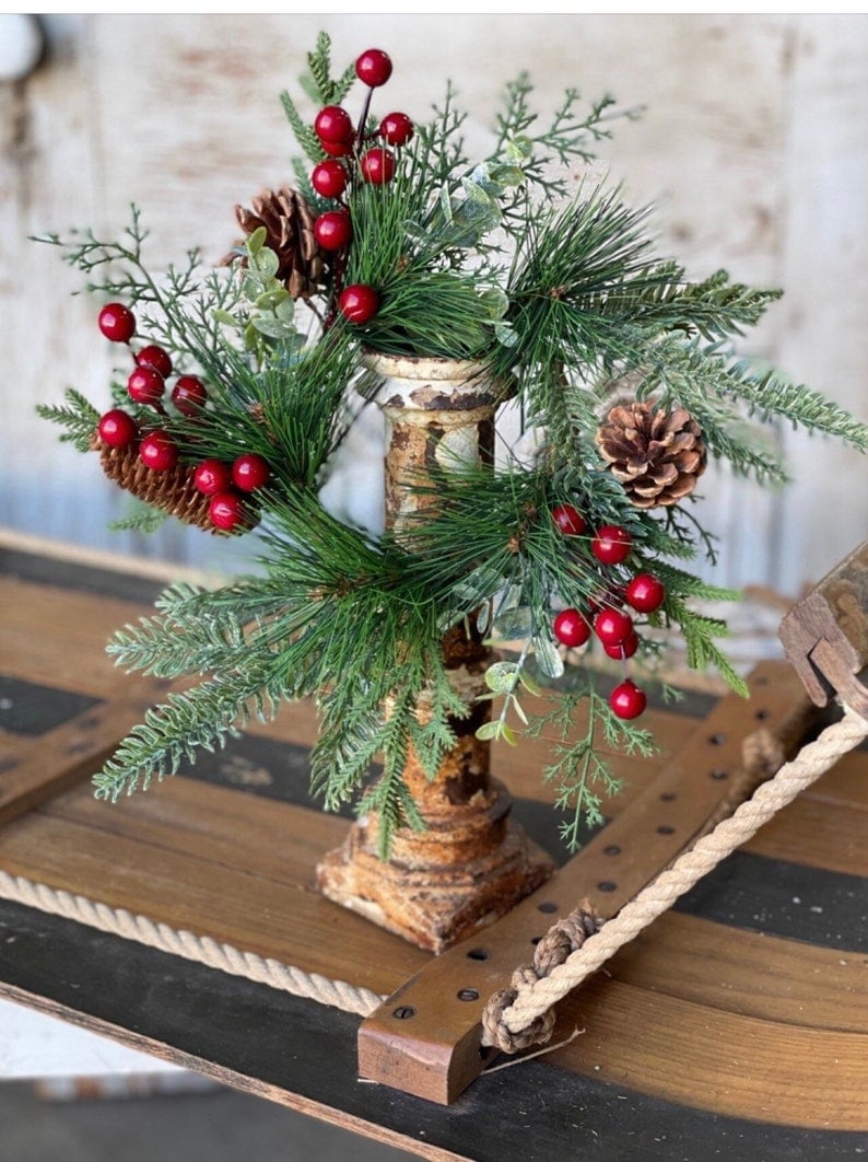 🍁Fall Harvest Sale: 60% OFF! Farmhouse Christmas Candle Ring,Christmas Decoration For Candle