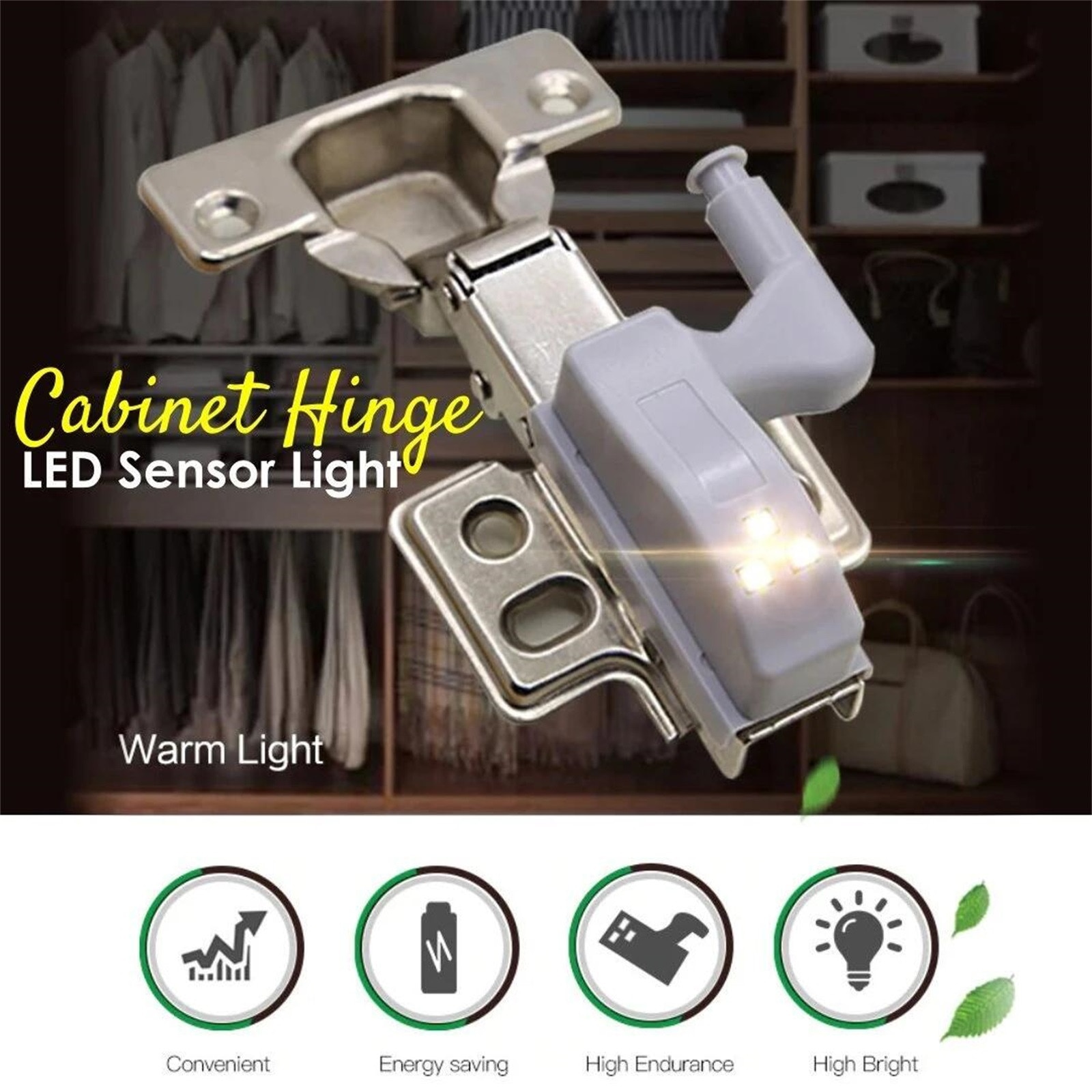 Early Christmas Hot Sale 50% OFF - Kitchen Cabinet Sensor Light(Buy 5 Get 3 Free Now)