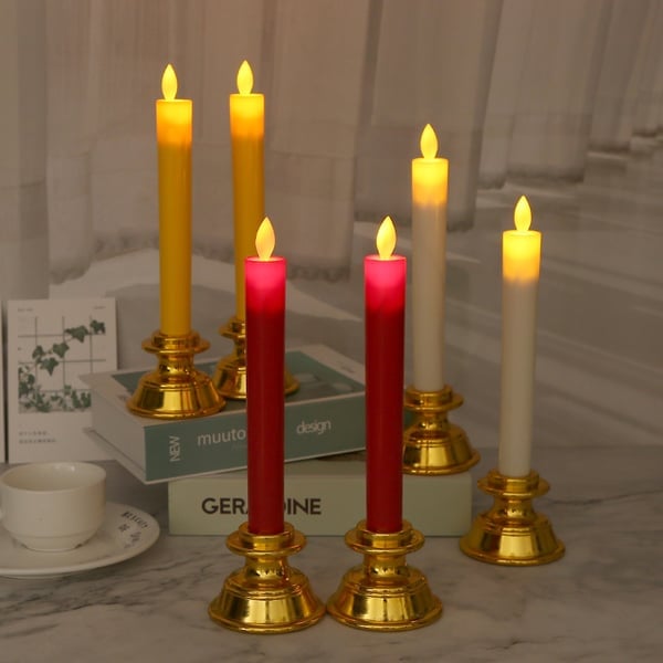 (New Year Sale- 49% OFF) 1 Pair Led Flameless Candle Light