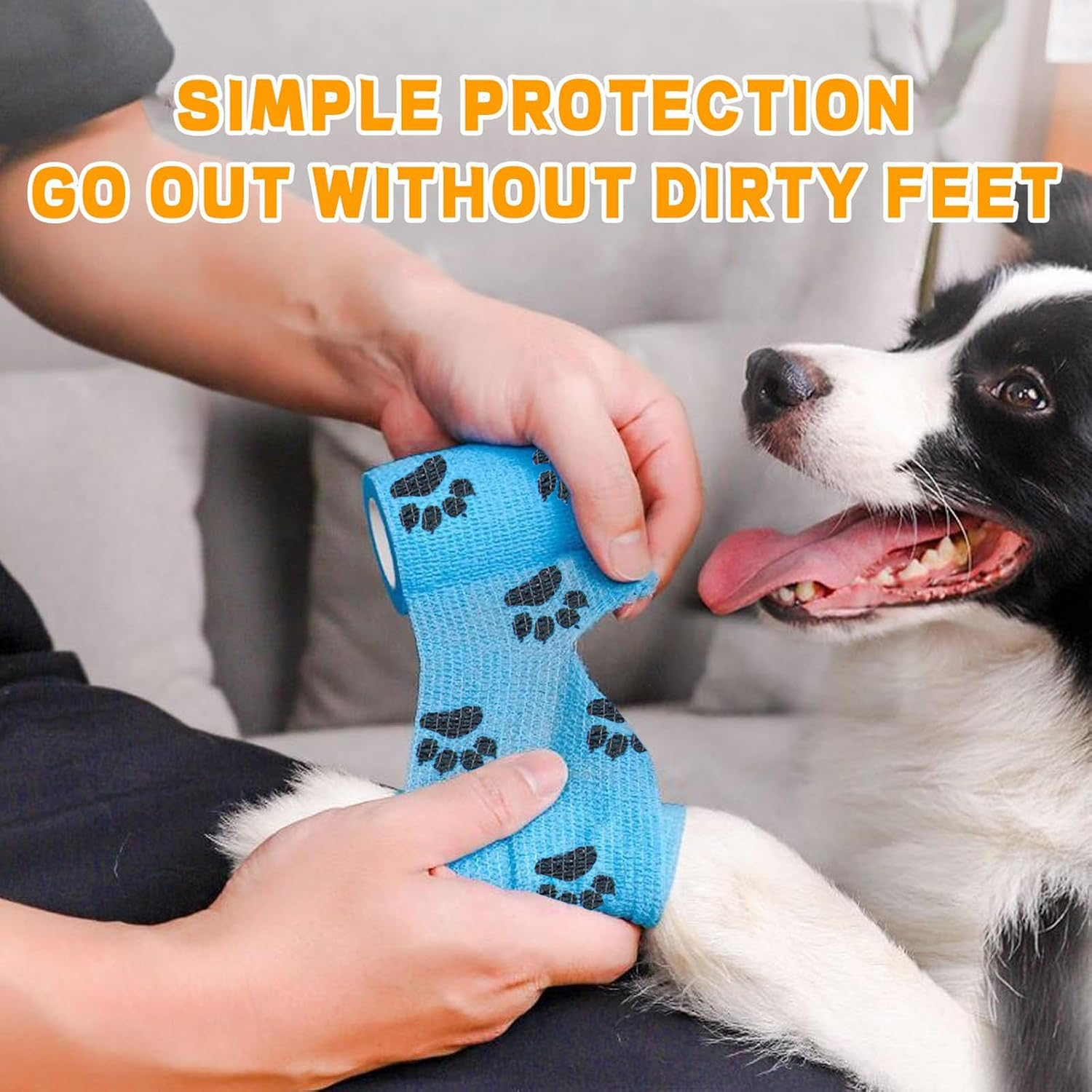 👑Best Selling Self-Adhesive Pet Bandage Shoes🐾