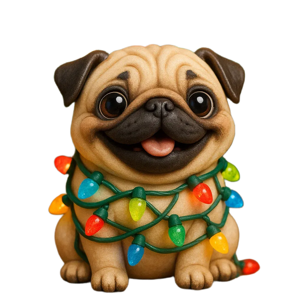 🔥Last Day 50% OFF -🎄Fun Pug Advent Calendar 2025