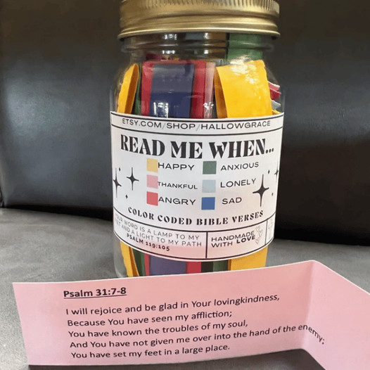 🌲Last Day Promotion 70%🎁 Scripture Jar-Bible Verses for Emotions and Feelings