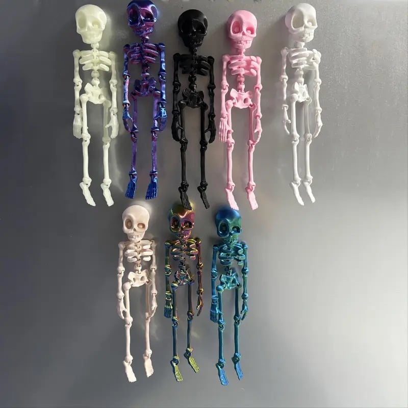 💥LAST DAY SALE 50% OFF🎃3D Printed Vintage Skeleton Magnetic Figurine