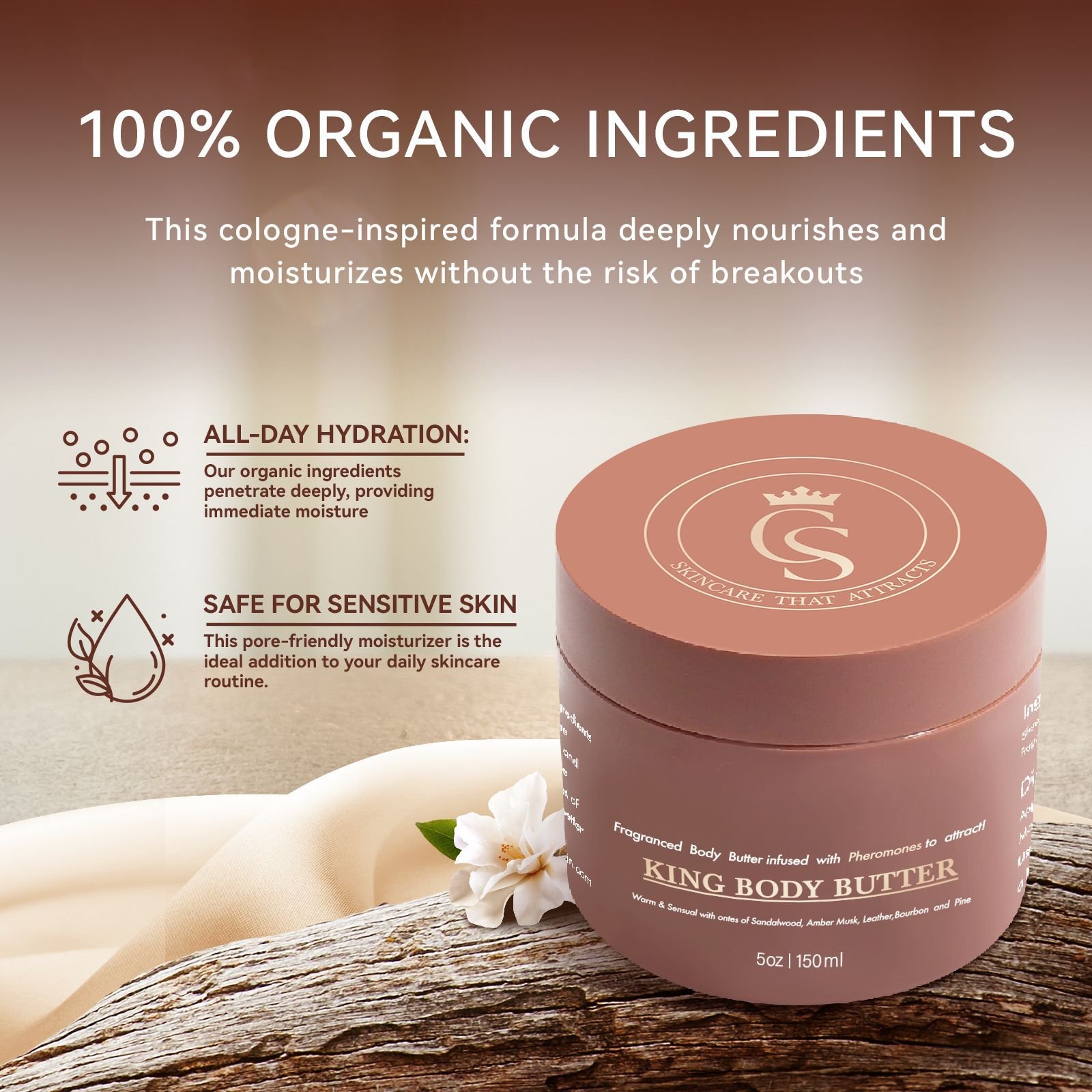 🔥King Cologned Body Butter | Warm and Sensual Scent