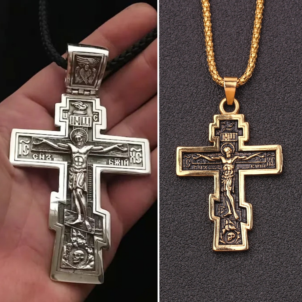 Handmade Jesus Crucifix Pendant