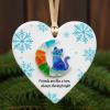 🌊💙Treasures of the Sea, Symbols of Friendship – ❤️ Sea Glass Heart Ornaments✨