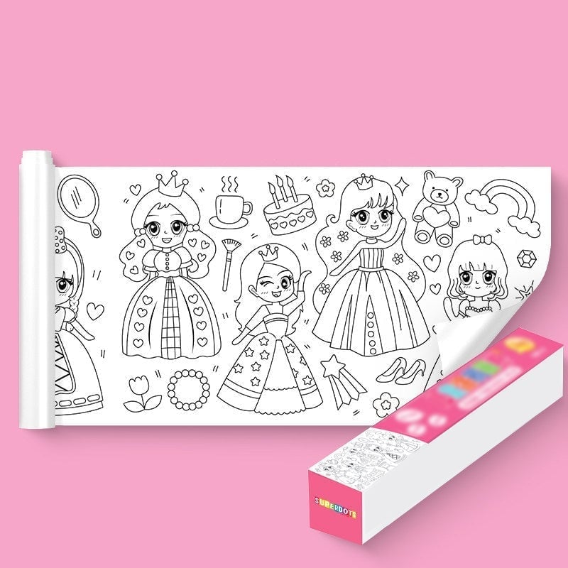 (🔥Last Day Promotion- SAVE 50% OFF)Children's Drawing Roll - BUY 3 15% OFF&FREE SHIPPING