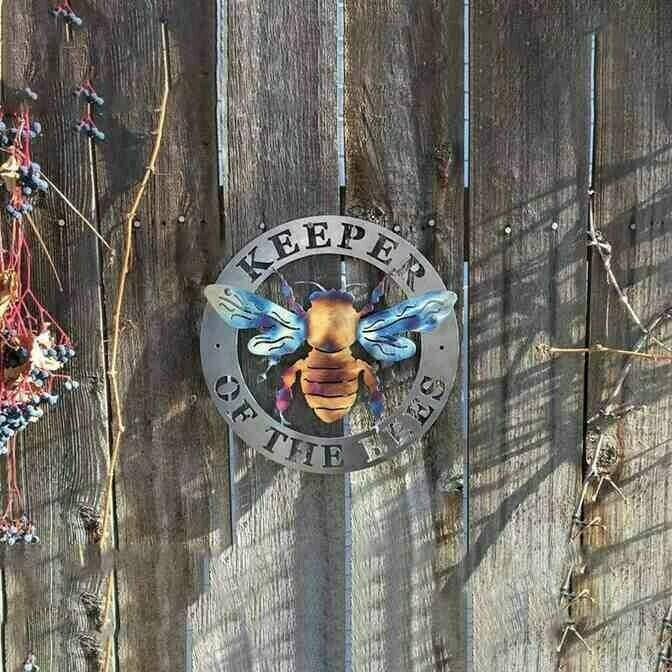 Early Christmas Hot Sale 50% OFF - 🐝Keeper of the Bees Metal Art(Buy 2 Free Shipping）