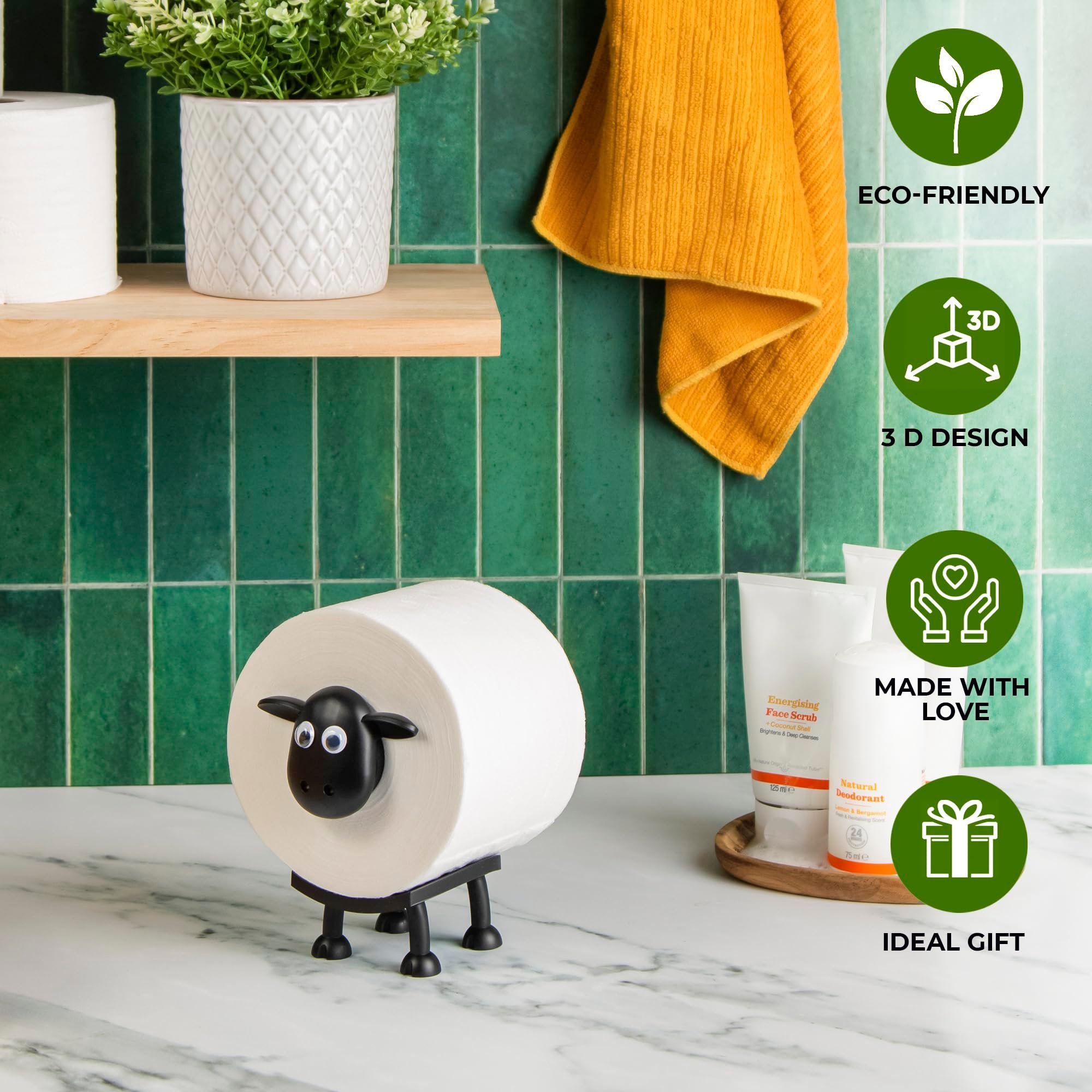 🎄TikTok Christmas Sale -80% OFF✨Sheep Toilet Roll Holder - Funny Toilet Paper Holder