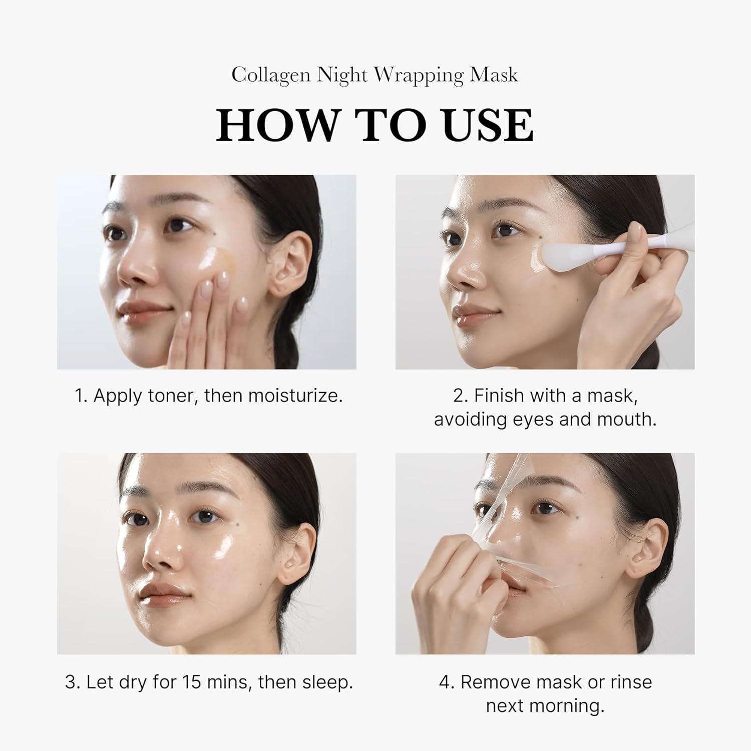 🔥Last Day Promotion 70% OFF🔥Collagen Night Wrapping Mask⚡Buy 3 Get 1 Free