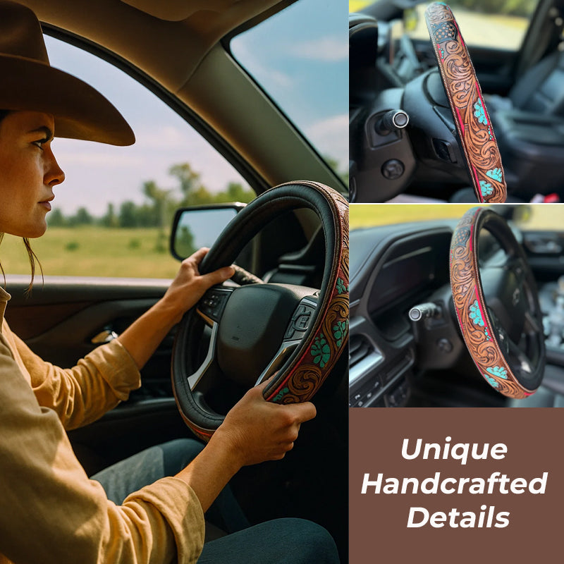 ⏰LAST DAY SALE 50% OFF🔥Western Steering Wheel Cover