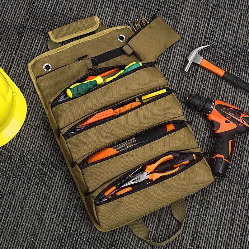⏰LAST DAY SALE 50% OFF💥Portable Foldable Tool Storage Bag, Roll Up Tool Bag
