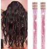 🎁TikTok Last Day Sale - 70% OFF🔥6 PCS Clip in Hair Tinsel 20 Inch Glitter Tinsel Hair💥