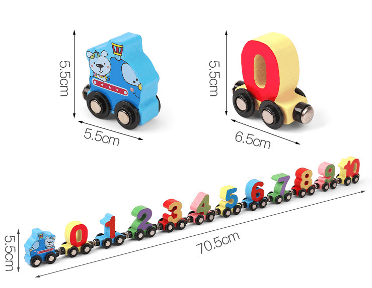 💥Hot Sale💥 Preschool Education Wooden Train Toy