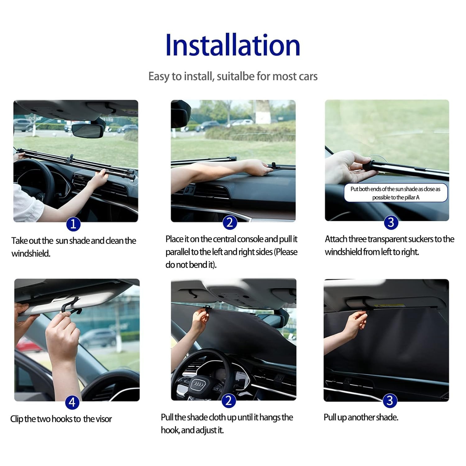LAST DAY 50% OFF🔥Hide Telescopic car Sunshade