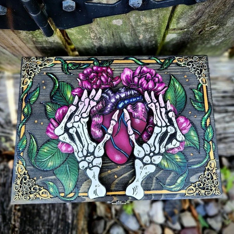 🔥Last Day Promotion-Skull and Nature Hidden Key Box