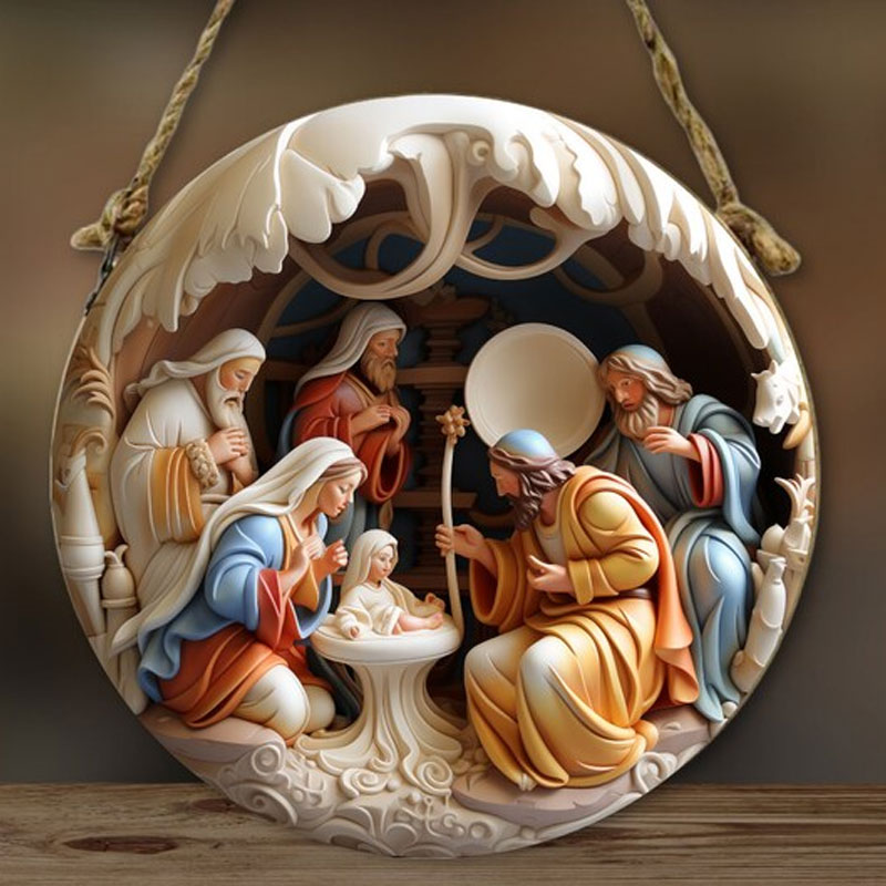 Nativity Christmas Ornament