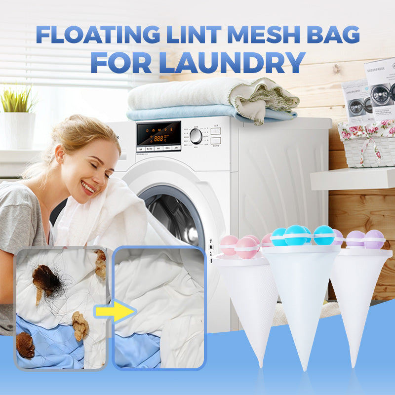 🎉Heißer Verkauf 49% OFF🎉Floating Fuss Mesh Bag für Wäsche