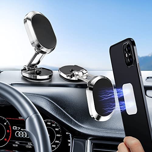 (🔥Last Day Promotion- SAVE 48% OFF)360° Rotating Folding Magnetic Phone Holder-BUY 2 GET 1 FREE(3PCS)