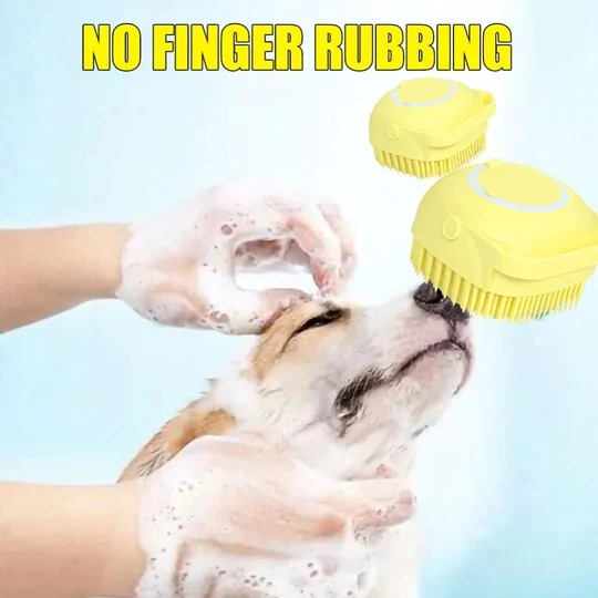 🎁Early Christmas Sale 48% OFF - Pet Bath Massage Brush(BUY 3 GET 1 FREE/4PCS)