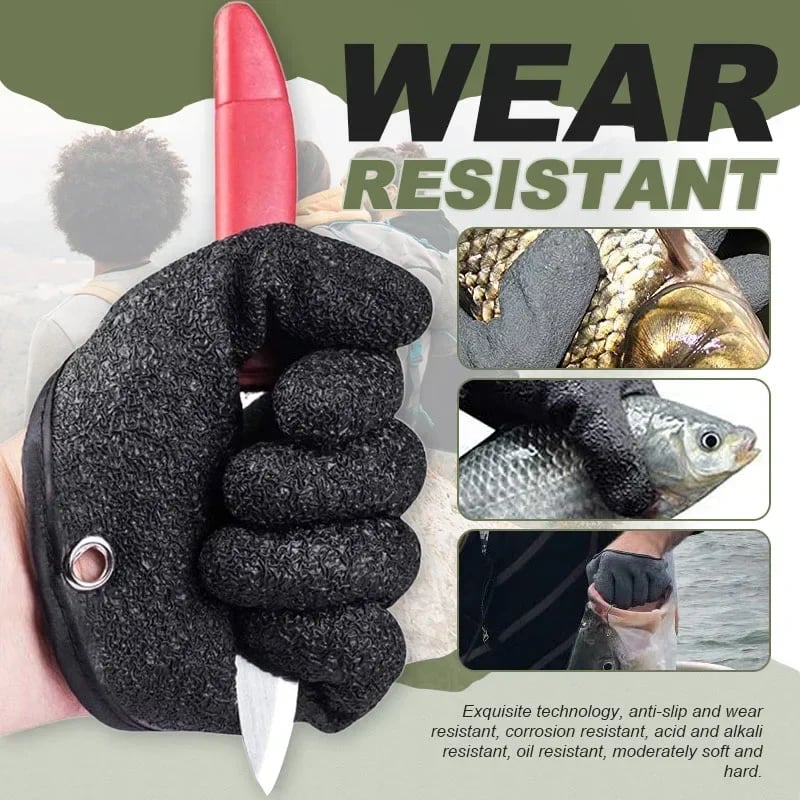 🔥(LAST Day Sale- 50% OFF) 🧤Essential protective non-slip gloves for fishermen with magnet release