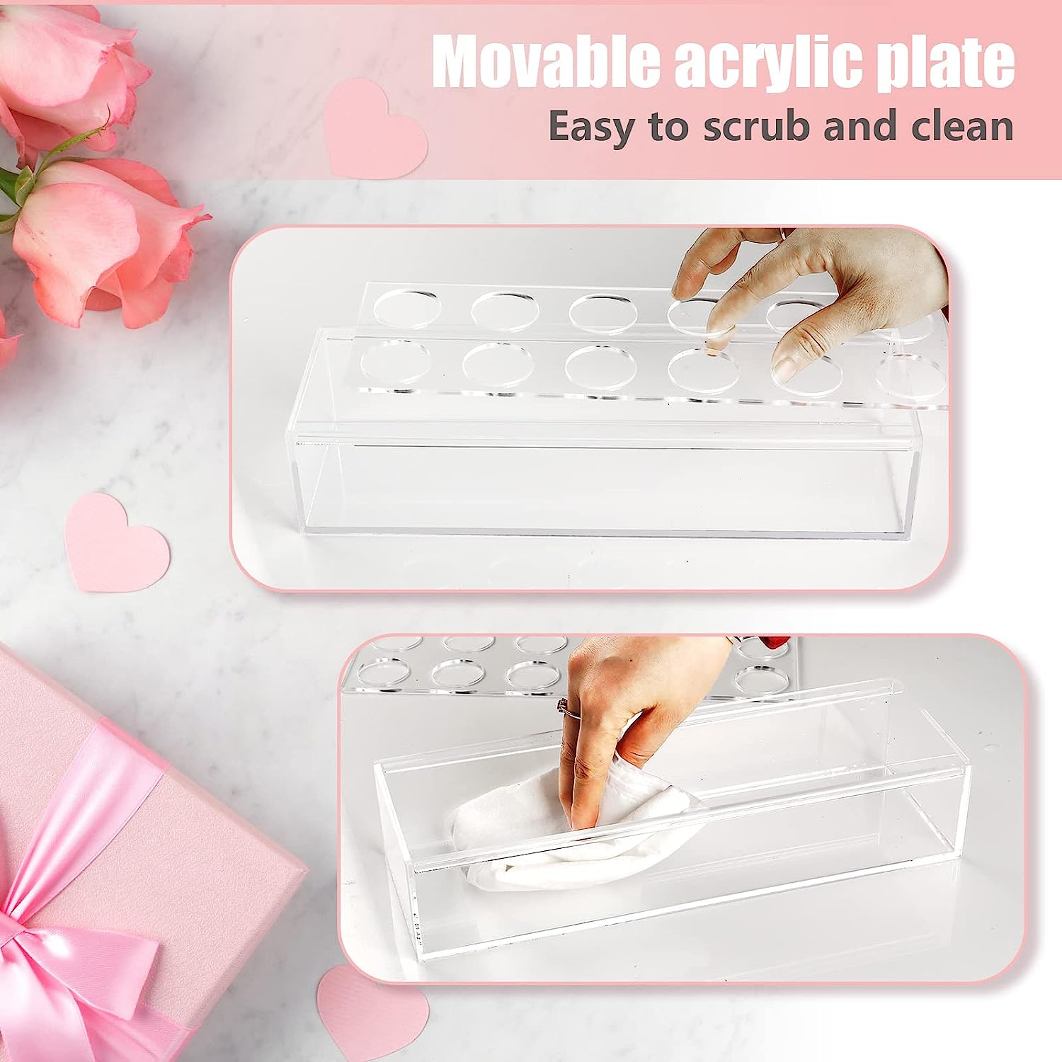 (💓Mother's Day Gift-Last Day 60% OFF) - Clear Acrylic Flower Vase(Buy 2 get Extra 10% OFF)