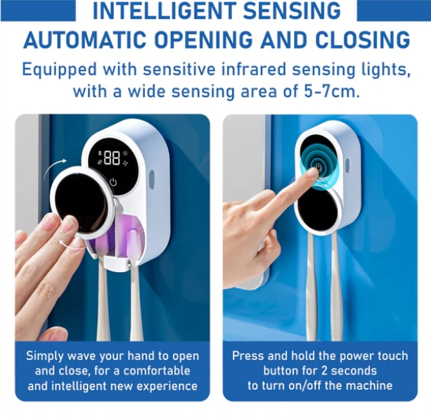 ⚡Heißer Verkauf🌟 Zahnbürsten-Sterilisatorbox mit intelligentem Sensor (Kostenloser Versand)