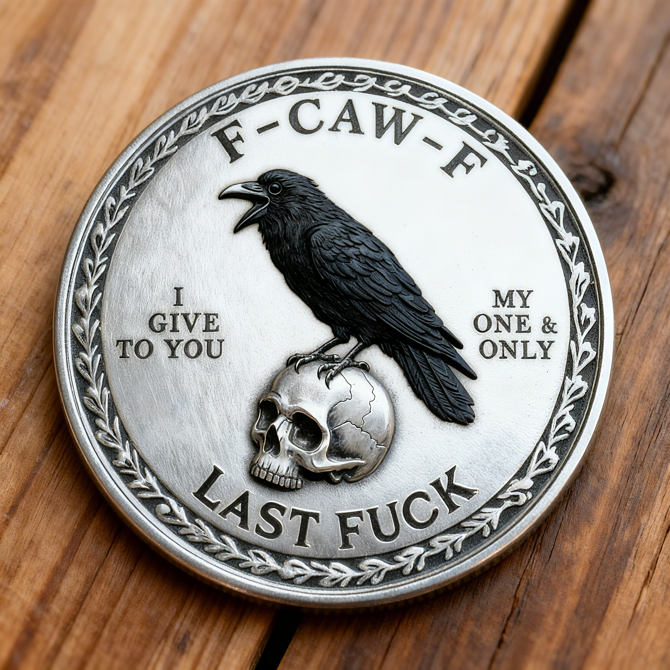 🔥Last Day 50% OFF🔥F-CAW-F Witchy Raven Coin