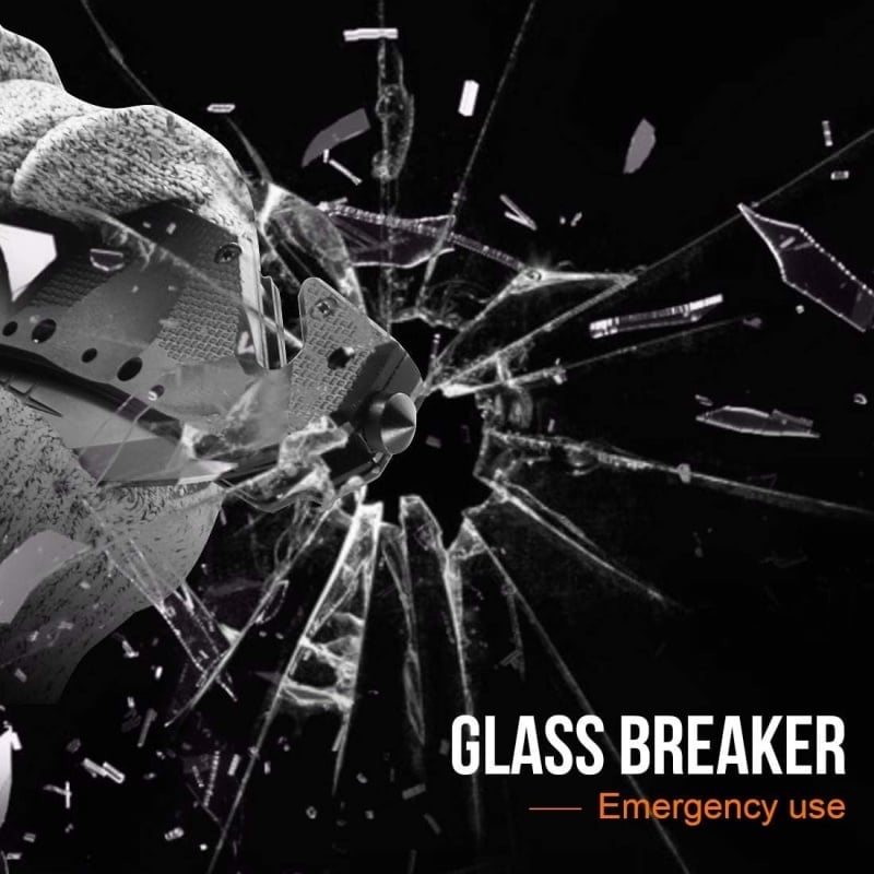Nighthawk Survival Knife! ⚔️ Glass Breaker + Multi-Tool