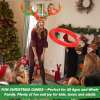 (🌲CHRISTMAS SALE NOW-48% OFF) Christmas Reindeer Ring Toss Game - Free Lnflator Today