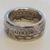 🎁 Classic Morgan Dollar Coin Ring