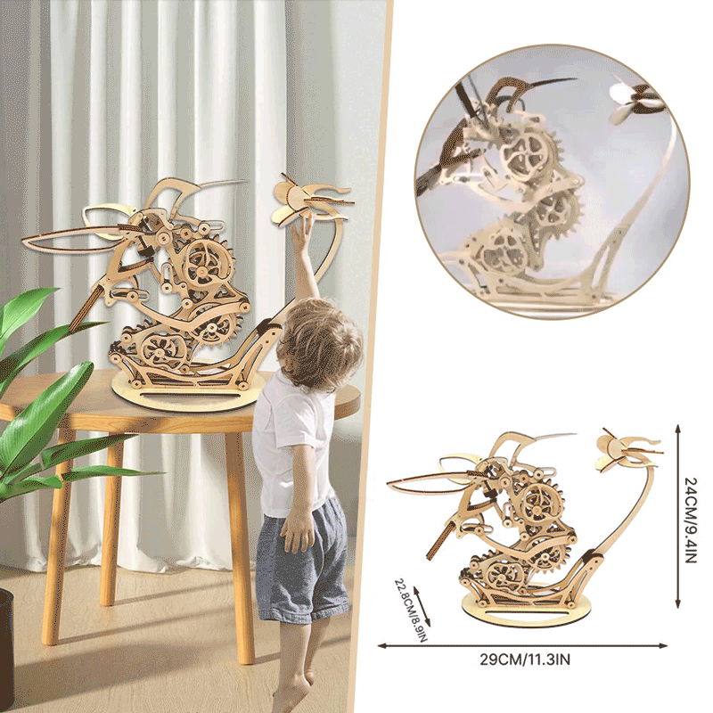 🔥Clear Stock Last Day 50% OFF🔥3D WOODEN MECHANICAL HUMMINGBIRD 🐦-Buy 2 Free Shipping