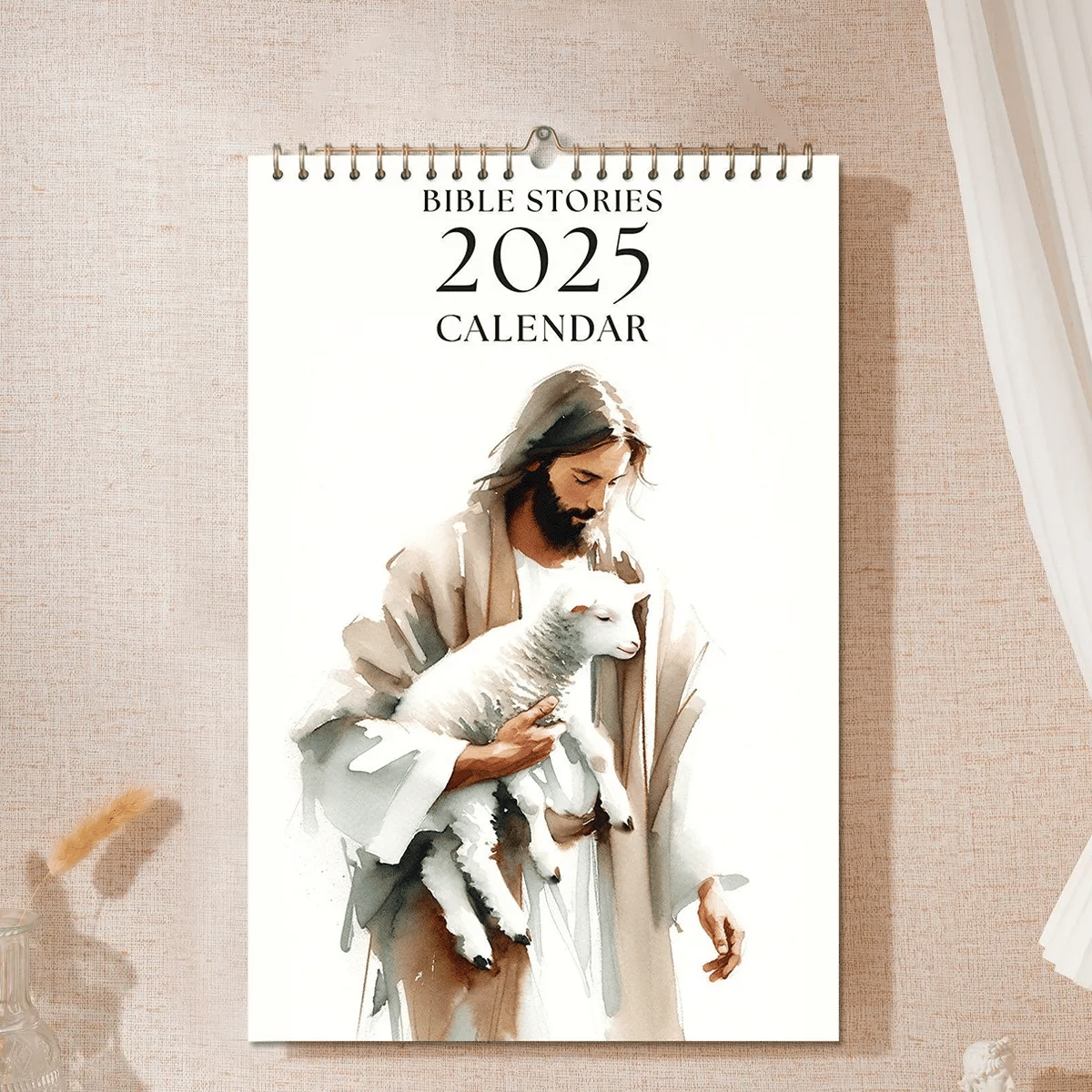 2025 Christian Bible Stories Wall Calendar