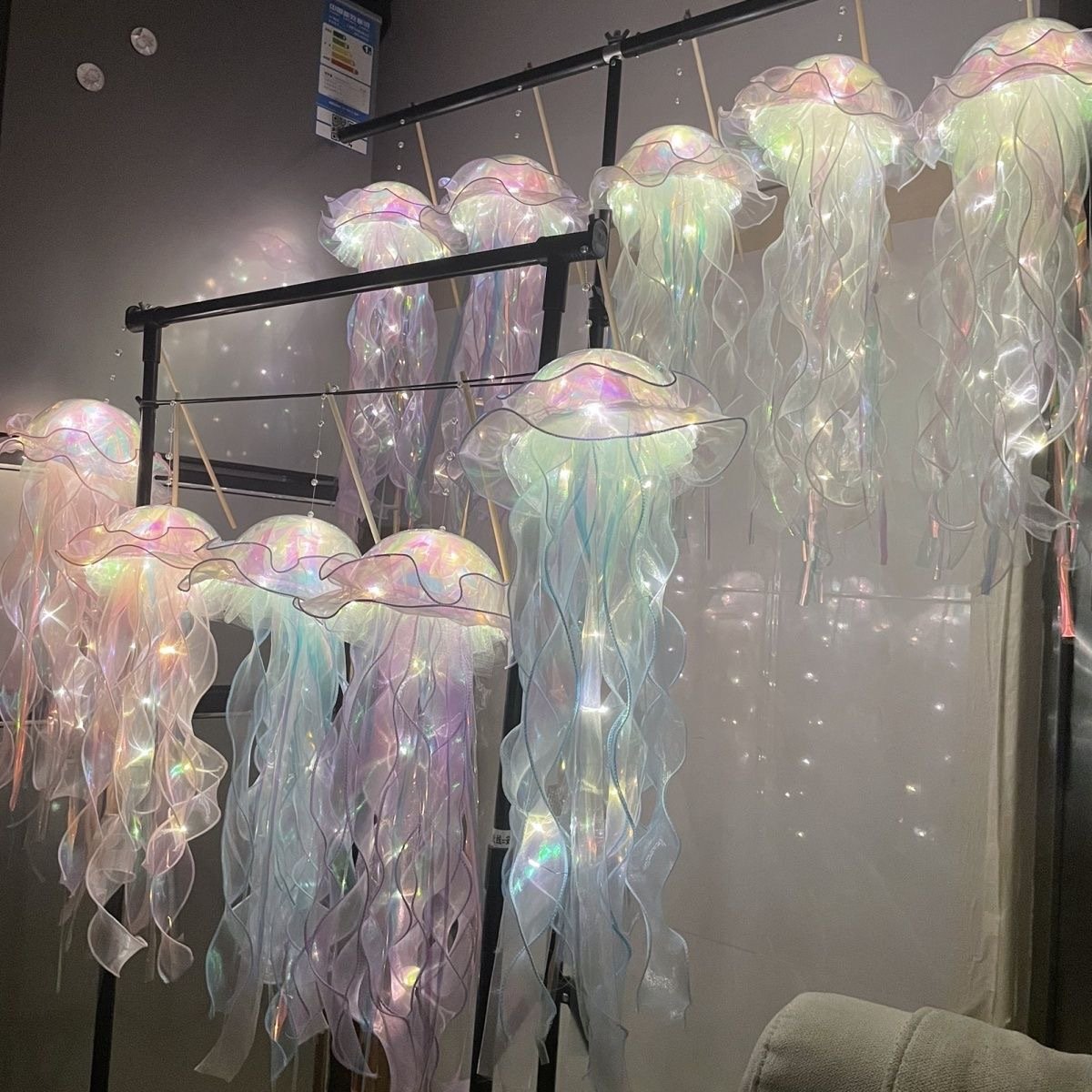 🔥LAST DAY 49% OFF🔥--🎈Puzzle Colorful Jellyfish Lamp