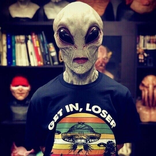 🔥Kaufe 2 Erhalte 1👽Lustige außerirdische Maske