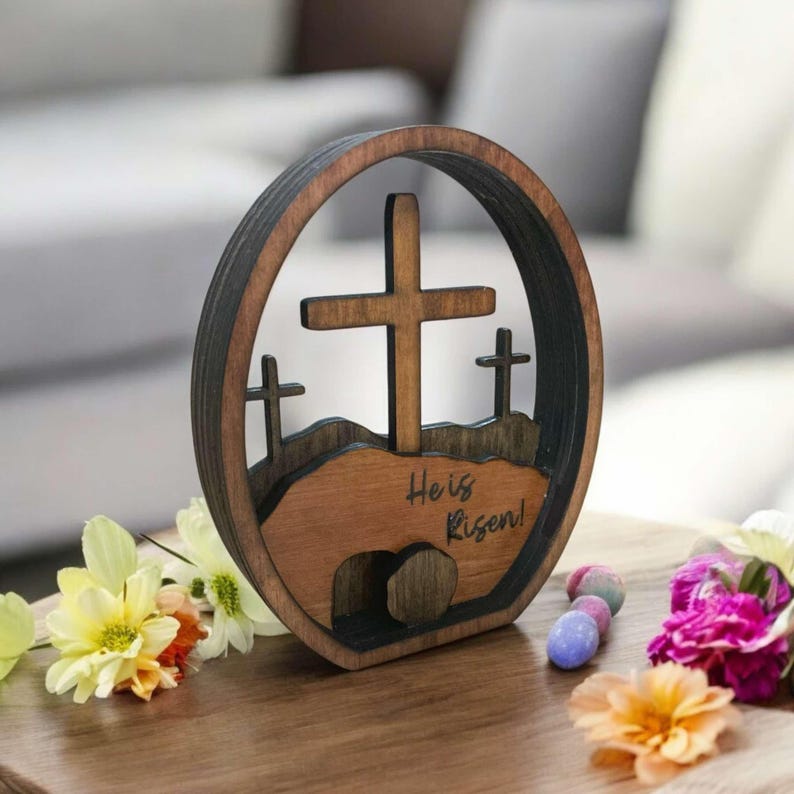 ✝️Christian EASTER Decoration | Resurrected TOMB(𝗠𝗮𝗿𝘁𝗶𝗻 𝗠𝘂𝗲𝗹𝗹𝗲𝗿®)