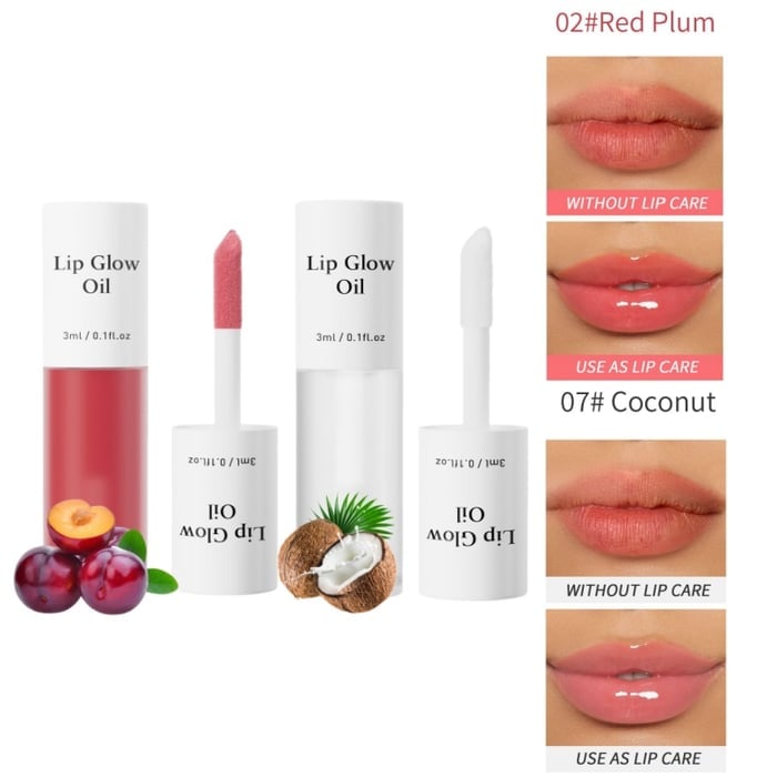 💋 Get the Perfect Pout✨ Tinted Lip Glow Oil - For Lush, Hydrated Lips with a Natural Glow! 💖