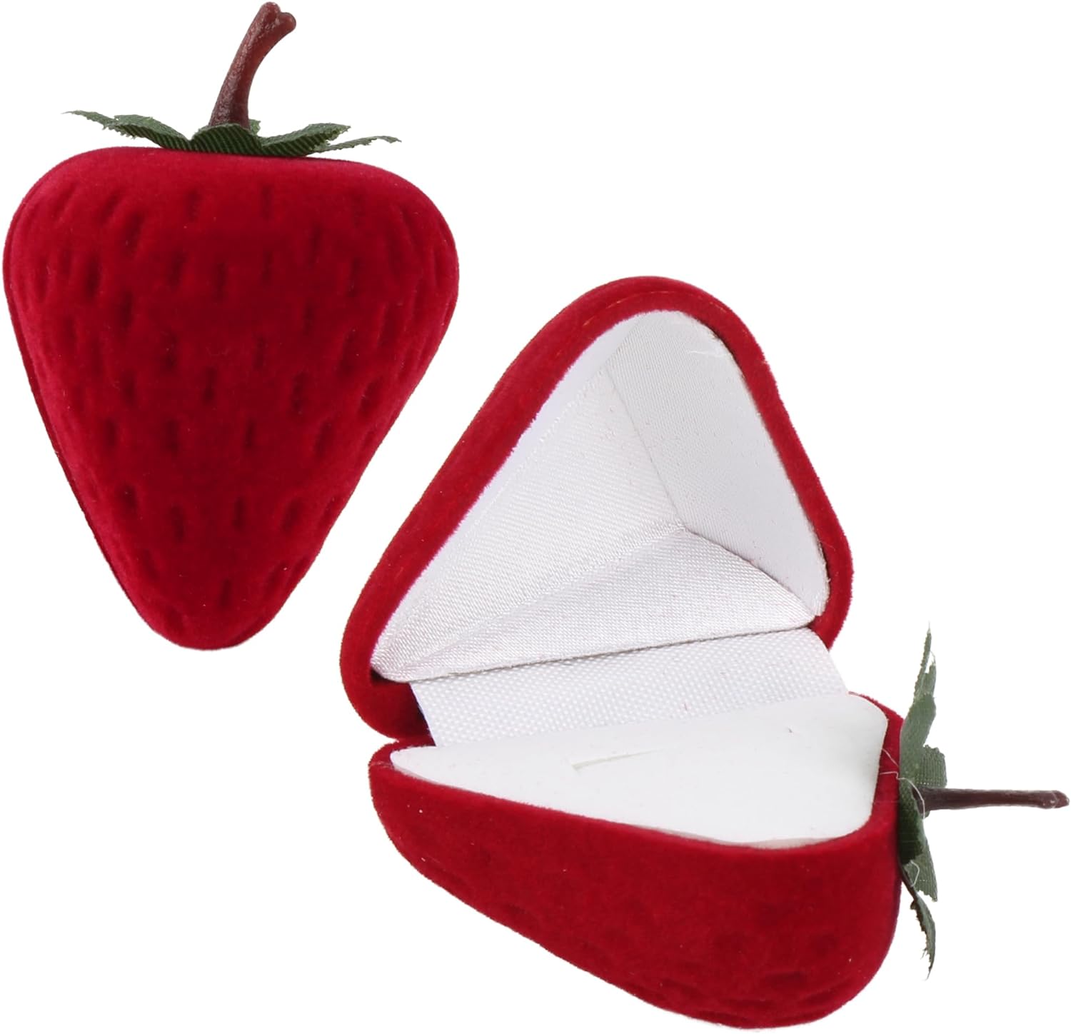 💥BUY 3 GET 3 FERR&FREE SHIPPING🍓Strawberry Flocked Jewelry Box