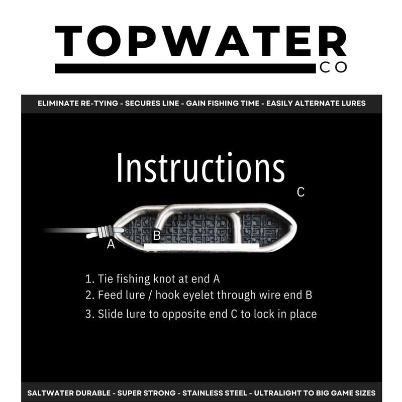 🎉Letzter Tag 49% Rabatt🔥Topwater Co Speed-Clips🐟