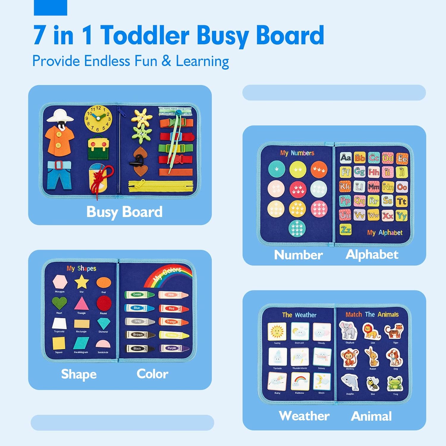 🎄Christmas Promotion-48% OFF🎁Montessori Busy Board, Buy 2 Free Shipping