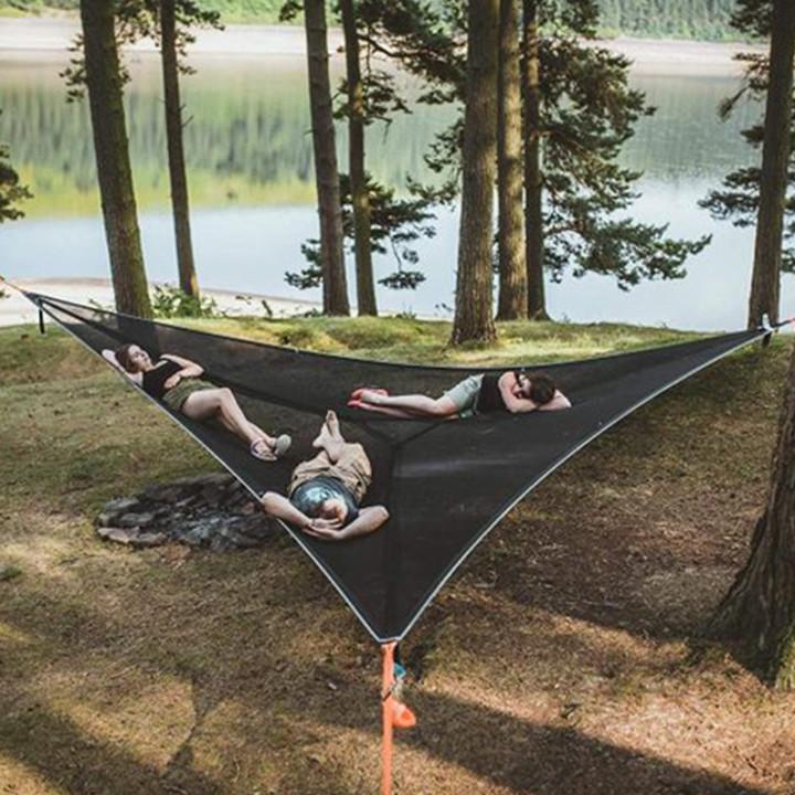 (Last Day Promotion - 50% OFF) Multi-person Hammock Patented 3 Point Design🔥FREE SHIPPING