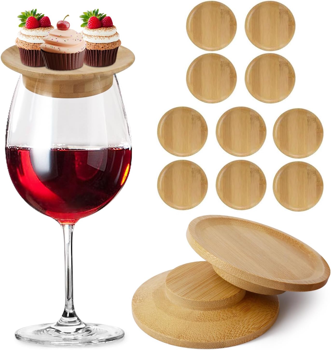 Halloween Sale: 50% OFF Wine Glass Charcuterie Topper