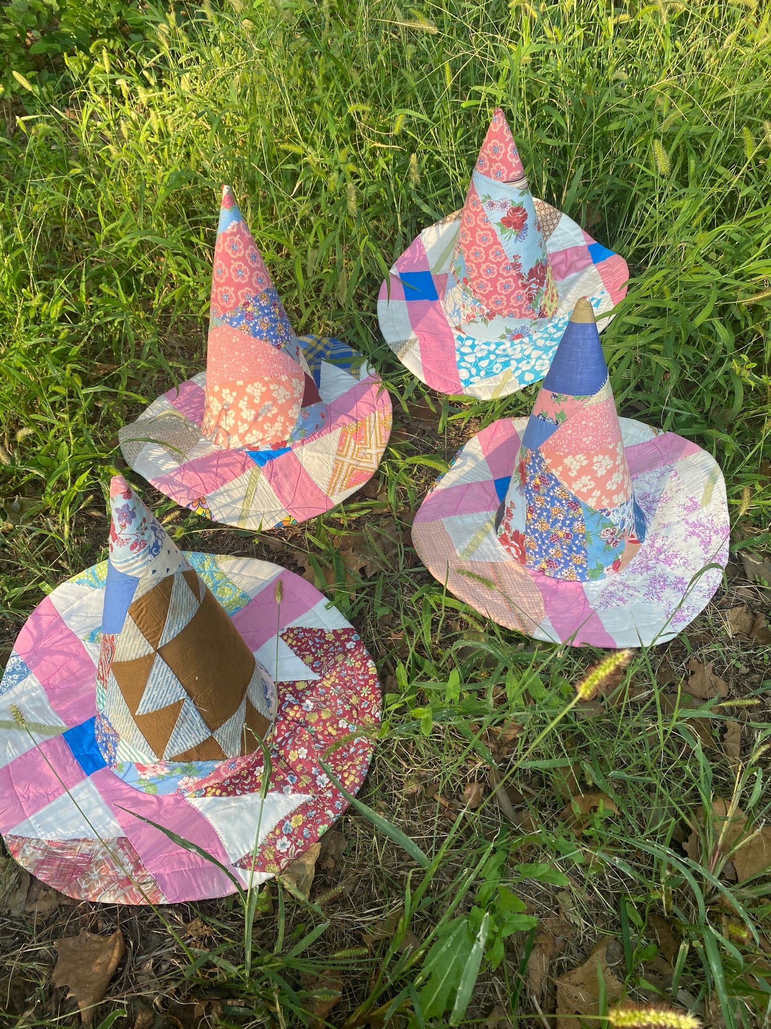 Last Day Promotion 70% OFF - 🔥The Quilted Witch Hat⚡Handcrafted Folk Art Hat
