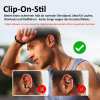 🔥Bluetooth-Kopfhörer mit Ohrclip und Touchscreen