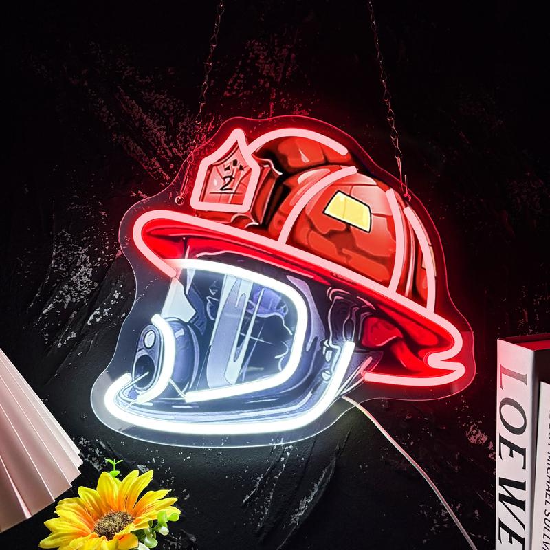 ⏰LAST DAY 49% OFF - Firefighter Helmet Neon Sign