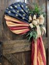 🏵100% Handmade Vintage American Flag Fallen Soldiers Memorial Rattan Wreath(𝐌𝐚𝐫𝐢𝐚𝐧𝐚 𝐒𝐦𝐢𝐭𝐡 𝐇𝐚𝐧𝐝𝐦𝐚𝐝𝐞®)