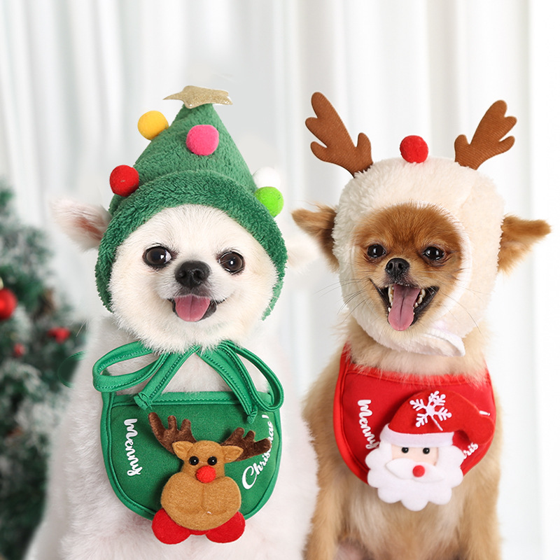 (🎄Early Christmas Sale - 49% OFF)🐾Adorable Christmas Tree Pom-Pom Hat