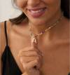 🌈 Letter Beaded Necklace for Women🔤A-Z
