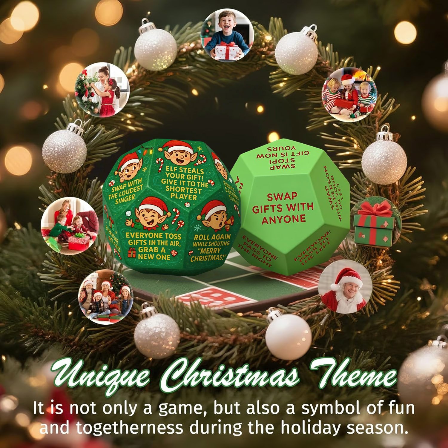 🎁Last Day Sale 50% OFF🔥Hilarious Christmas Gift Exchange Party GameDice